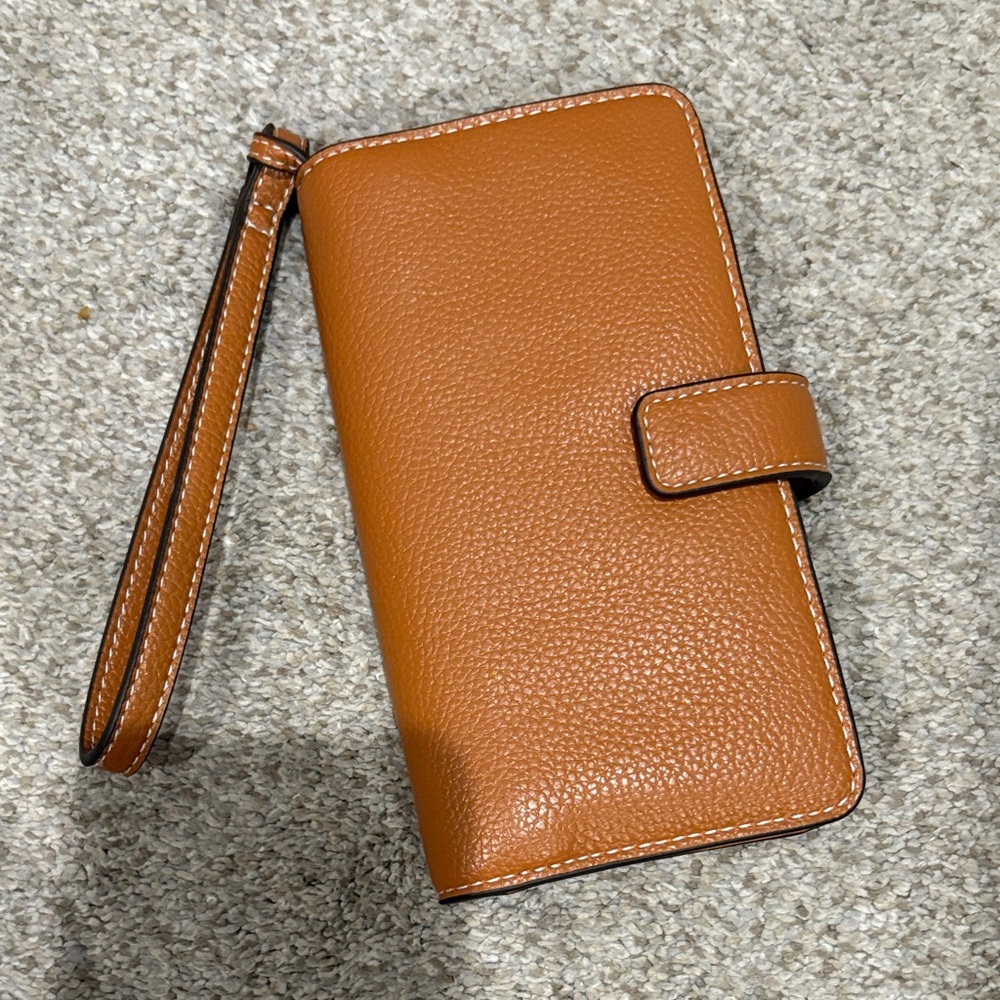 Vera Bradley Tan Phone Wristlet Wallet